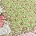 thumbnail image 3 of JML 3-Piece Quilt Set with 2 Shams, Soft Microfiber Bedspread Coverlet Set, Queen, Pink Floral, 3 of 5