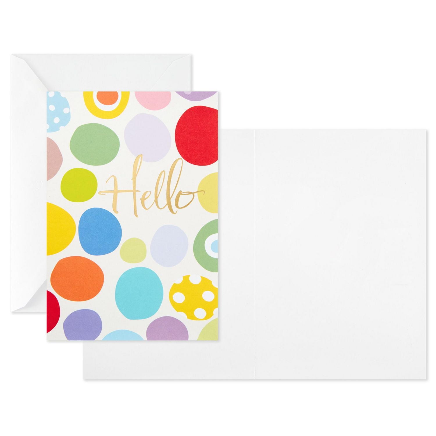 Hallmark Assorted Greeting Cards Set, Fun Designs (12 Blank Cards and Envelopes)