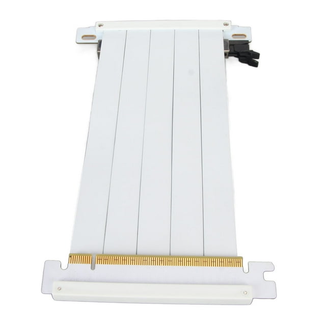 Rallonge de Câble PCIE 4.0, Câble d'Extension de Carte Graphique Flexible, Blindage Haute Vitesse 150 mm pour RTX 4090 4080, RTX 7900 XT 7800 XT, Compatible PCIE 3.0 2.0 1.0, Installation avec GPUs