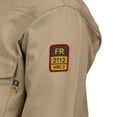 thumbnail image 5 of Flame Resistant Welding FR Shirt - 100% C - Light Weight - 7 oz (Size: Medium, Color: Khaki), 5 of 8
