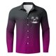 thumbnail image 4 of Blusa y camisa de manga larga con cuello vuelto para hombre, estilo casual, a la moda, con botones estampados, blusa de manga larga con cuello vuelto, camisetas de poliéster para hombre, 4 of 5