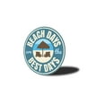 thumbnail image 4 of Beach-Lover Novelty Decor, Metal Wall Sign - 12" Circle, 4 of 4