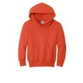 thumbnail image 4 of Port & Company Youth Core Fleece Pullover Hooded Sweatshirt-M (Orange), 4 of 5