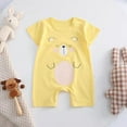 thumbnail image 3 of PINQI Baby Cute Romper 0 to 24 Months Children Boys Girls Cartoon Romper Short Sleeve Cute Animals Jumpsuit Clothes, 3 of 3