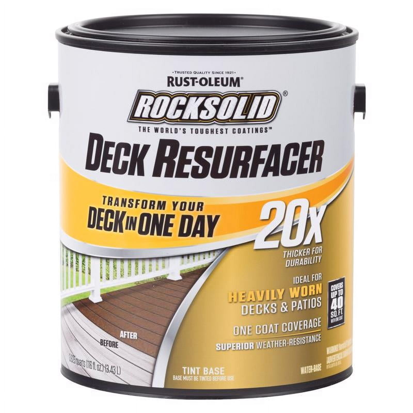 Rust-Oleum RockSolid Tint Base Deck Resurfacer