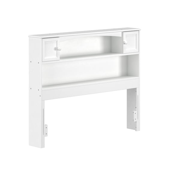AFI Newport Full Bookcase Headboard, White
