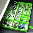 thumbnail image 4 of OEM TOOLS 22213 10-Compartment Low-Profile Drawer Organizer Tray | Organize Tools and Small Parts for Work, Transport, or in Your Tool Chest | High Impact ABS Construction | Green, 4 of 4