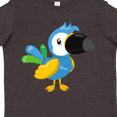 thumbnail image 4 of Inktastic Colorful Parrot, Tropical Parrot, Cute Parrot Boys or Girls Toddler T-Shirt, 4 of 5