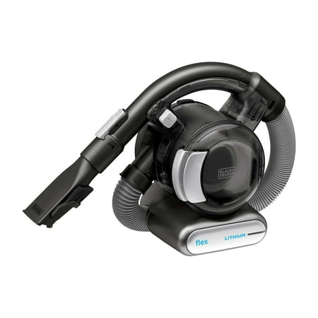 BLACK+DECKER dustbuster FLEX Cordless Handheld Vacuum, Home & Car Cleaning, with Flexible Hose and Pet Hair Brush, BDH2020FL, Black