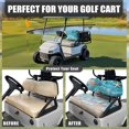 thumbnail image 4 of Garronmavis Beach Turtle Universal Golf Cart Seat Covers Accessories Golf Cart Seat Protectors Smooth Surface Polyester Interior Decor Accessiores for Heat Protection, 4 of 6
