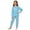 A-Light Blue223, variant on JAJAHO Girls Outfits Set 2 Piece Home Clothes Set Kids Bow Print Long Sleeve Crewneck Top Ankle-Tied Bottoms Ages 3-14 Years Soft Outfit