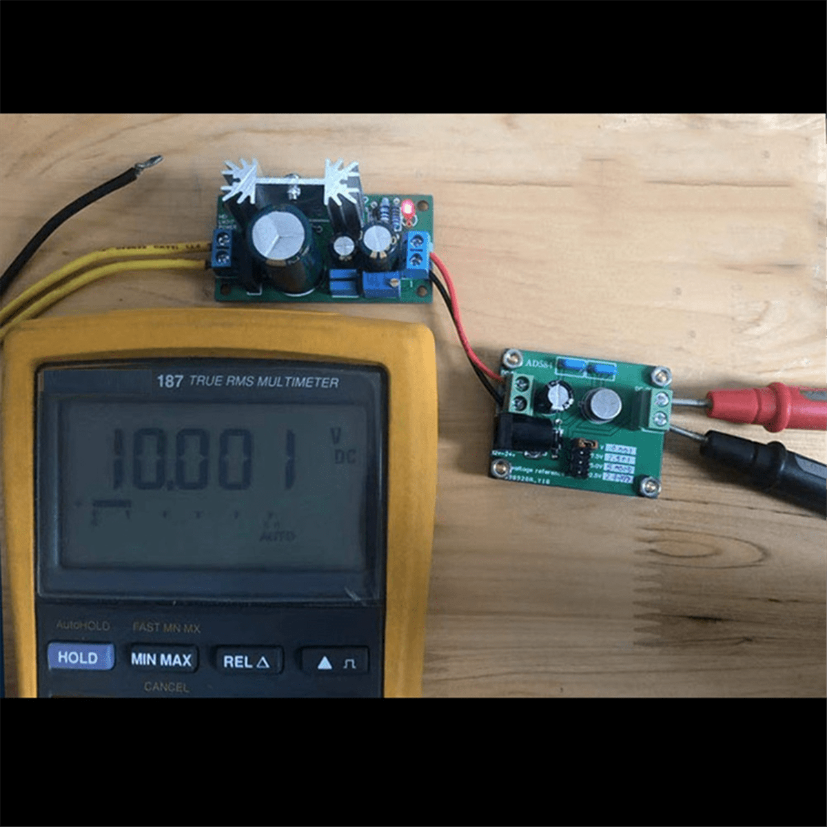 AD584 Reference Voltage Source 10V AD584KH Voltage Reference Board Calibration for Multimeter Voltage Filter,1 x AD584KH Reference Voltage Board,green