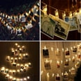 thumbnail image 6 of Casewin 40 LED Photo Clips String Lights, Battery Design, Fairy Twinkle Wedding Party Christmas Home Decor Lights for Hanging Photos Pictures Cards Artwork(13 Ft), 6 of 6