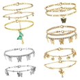 thumbnail image 1 of 11 pulseras de tobillo para mujeres y adolescentes, juego de pulseras de tobillo con cadena de cuentas de playa boho para niñas, 1 of 4
