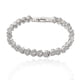 thumbnail image 1 of Pulsera de cristal romano en forma de corazón, pulsera de plata chapada en diamantes, pulsera de moda europea y americana, 1 of 5