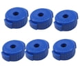 thumbnail image 1 of 6 tuercas de liberación rápida para tambor, instalación de tuercas de repuesto, piezas profesionales, fáciles de instalar, accesorios para tambor de Azul, 1 of 8