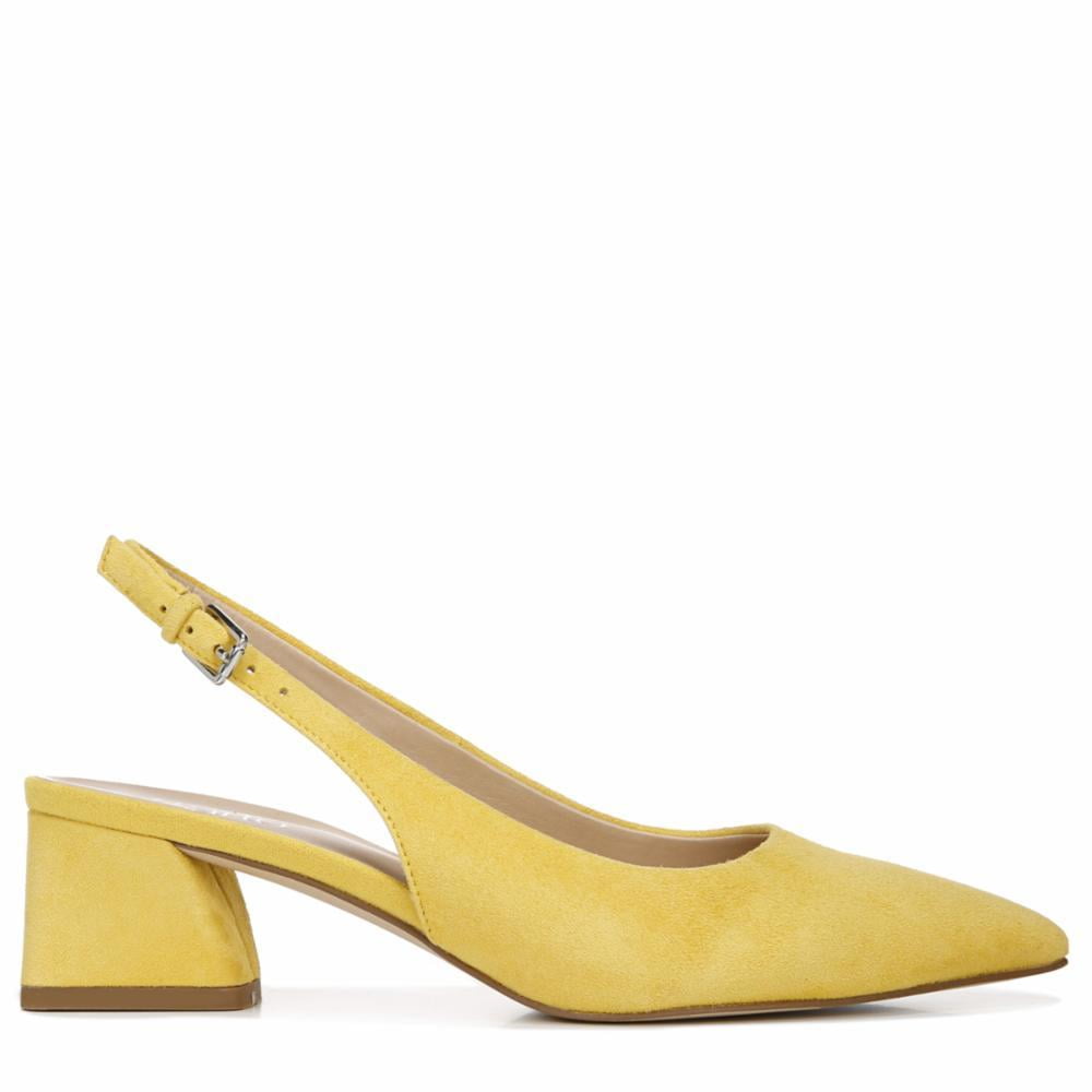 franco sarto yellow shoes