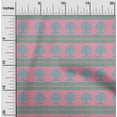 thumbnail image 1 of oneOone Cotton Silk Fabric Arrow & Tree Block Print Fabric BTY 42 Inch Wide, 1 of 4