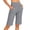Grey, variant on JYnXIANTI Bermuda Shorts for Women Comfortable Soft Summer Shorts with Pockets Workout Gym Yoga Shorts Thin Basic Clothes