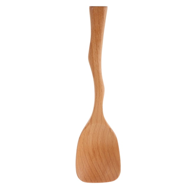 RUNROTOO 1Ensemble Cuillère à Riz en Bois Antiadhésive Design Minimaliste pour Cuisines à Domicile