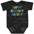 thumbnail image 3 of Inktastic Happy Birthday Daddy Boys or Girls Baby Bodysuit, 3 of 5