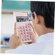 thumbnail image 3 of RV (Rosa) Mini computadora solar, Calculadora básica, Calculadora gráfica simple para estudiantes de ciencias, Mini calculadora oso de fresa Electrónica, 3 of 5