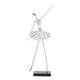 thumbnail image 2 of Escultura de bailarina ANGGREK Estatua de Ballet Realista de Hierro Educativo Duradero para Cabecera escritorio, 2 of 7