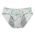 thumbnail image 3 of Teenagers Menstrual Panties Mid Waist Period Underwear for Girls, Leak Proof Full Hip Coverage Cotton Panties, Protective Sanitary Briefs for Heavy Flow, Breathable Seamless Postpartum Knickers, 3 of 4