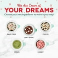 thumbnail image 4 of My Mug Ice Cream Maker Machine (Aqua): Multi-Purpose Soft Serve Ice Cream Machine with (2) Bowls for Homemade Gelato, Sorbet, Frozen Yogurt, Built-In Ingredient Chute, Easy to Clean and Store, 4 of 6