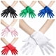 thumbnail image 2 of Nvzi Guantes cortos de satén Guantes de fiesta de boda Guantes hasta la muñeca Guantes de gala Guantes de ópera - Azul verde, 2 of 4