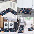 thumbnail image 5 of Pioneer Flower Floral Print Pattern Kitchen Rugs Sets Of 2,Anti Fatigue Kitchen Mat Rugs Non Slip Washable,Decorative Kitchen Floor Mats for Kitchen,Sink,Laundry,17"x30"+17"x47", 5 of 7