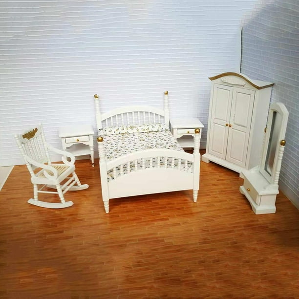 chairbed, Bed, table and chair. Printable dollhouse furnitu…