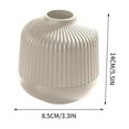 thumbnail image 3 of JeashCHAT Unbreakable Plastic Vase Decorative Flower Vase for Home Office Patio, Modern Geometric Small Vase for Bedroom Living Room Kitchen Table Centerpiece, White, 3 of 7