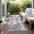 thumbnail image 6 of Addison Rugs Chantille Indoor/Outdoor Transitional Floral Teal Washable Runner Rug, 2'3" x 7'6", 6 of 6