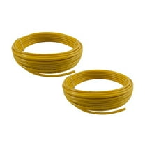 (2 Pack) 1/4" OD x 100' Yellow SAE J844 Nylon Air Brake Tubing DOT Approved | Pneumatic Nylon Air Line Hose for Air Brake System