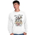 thumbnail image 3 of Life's A Gamble Skull Rose Tattoo Long Sleeve TShirt Men Women Brisco Brands X, 3 of 6
