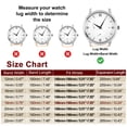 thumbnail image 2 of Uxcell Stainless Steel Watch Bands 19mm Double Pressing Butterfly Clasp Metal Solid Steel Chain Watch Strap, Gold Tone, 2 of 7