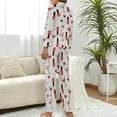 thumbnail image 3 of Top-kevin Latkes Love Challah Season Women's Long-Sleeve Shirt And Full-Length Bottom Pajama Set, 3 of 12