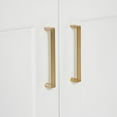 thumbnail image 2 of Ariel Taylor 43 In. Left Offset Oval Sink Vanity With Carrara White Marble Countertop In White, 2 of 11