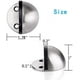 thumbnail image 5 of Tope de puerta Whataatahia de 2 unidades, tope de puerta de acero inoxidable cepillado para casa, hotel, colgador de snowboard, tope de puerta de piso sin necesidad de taladrar, juego de tope de, 5 of 6