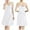 Silver, variant on Rigardu Hot Sale!! Nightgowns for Women 2025 New Women's Summer V Neck Strap Thin Slim Fit Solid Color Hanging Dress Black L