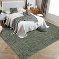 thumbnail image 3 of 8x10 Washable Rug for Living Room Non-Slip Modern Abstract Area Rug Stain Resistant Large Bedroom Rug Contemporary Accent Throw Floor Carpet for Dining Room Home Decor, Green, 3 of 7