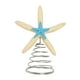 thumbnail image 2 of Adorno de estrella de resina coleccionable para la parte superior del árbol de Navidad, acento de temporada Estrella de mar, 2 of 9