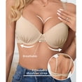 thumbnail image 7 of SwiftWear Women's Underwire Bra Lace Trim Push Up T-Shirt Bra for Everyday Lift, Comfort & Support, 7 of 7