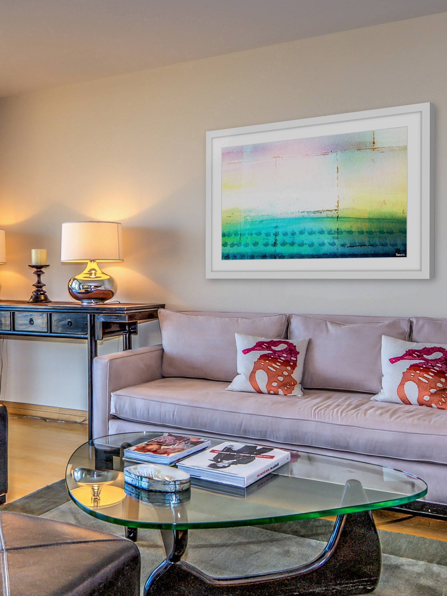 "Beach Light" Framed Painting Print