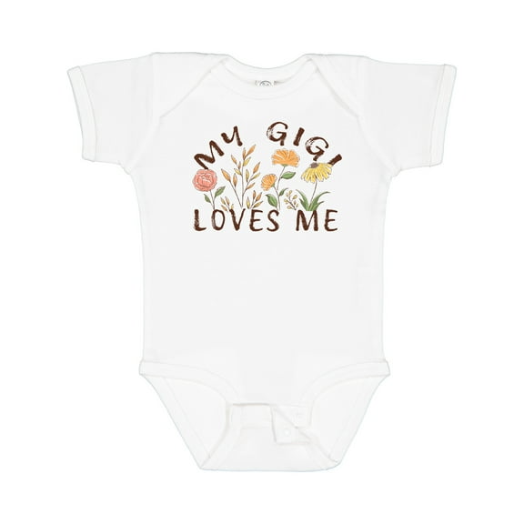 Inktastic My Gigi Loves Me Boys or Girls Baby Bodysuit