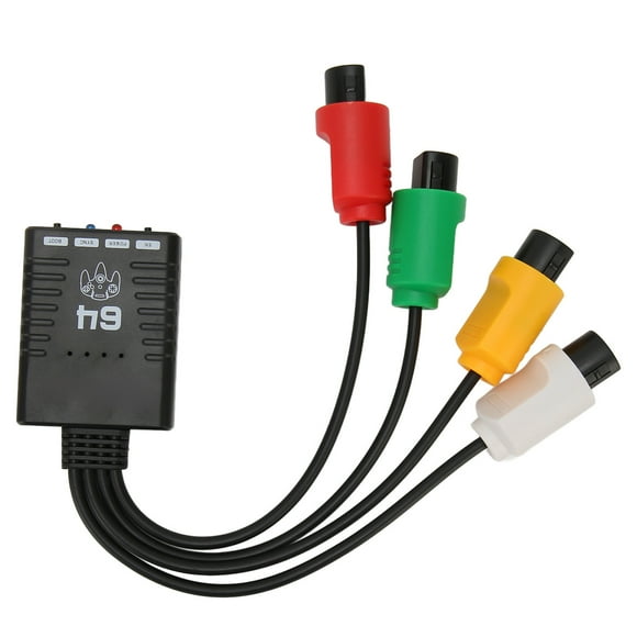 Adaptador convertidor de consola de juegos profesional Plug and Play Convertidor de mango inalámbrico Bluetooth para consola N64
