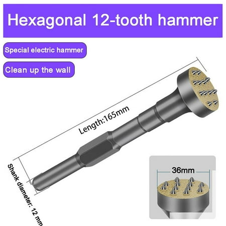

Goodhd Rotary Electric SDS Chisel Hex Drill Bit Hammer Concrete Bushing Head Brick/Wall
