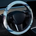 thumbnail image 2 of Shark 14.5 Inch Printing PVC Leather Steering Wheel Cover Car Wheel Covers Auto Accessories, 2 of 6