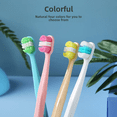 thumbnail image 3 of Cepillo dental al por mayor para uso de adultos, cepillo de dientes de cerdas suaves de carbón de bambú, embalaje a granel para supermercado, envío gratuito, 3 of 4